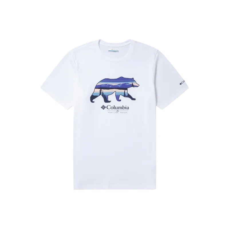 Columbia T Shirts Men White-0