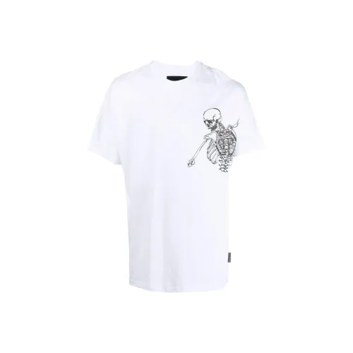 PHILIPP PLEIN Skeleton print T shirt