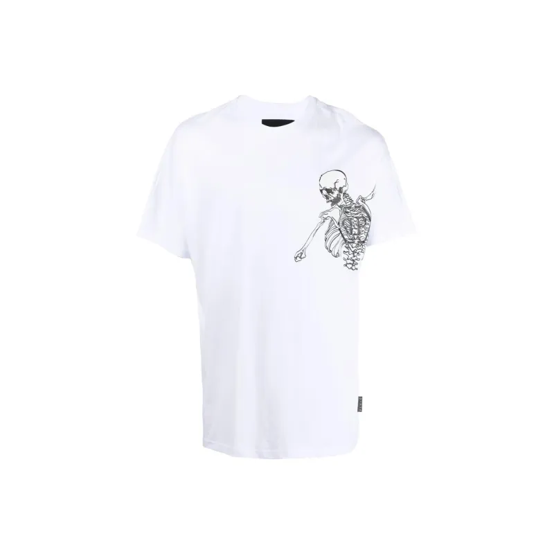 PHILIPP PLEIN Skeleton print T shirt-0