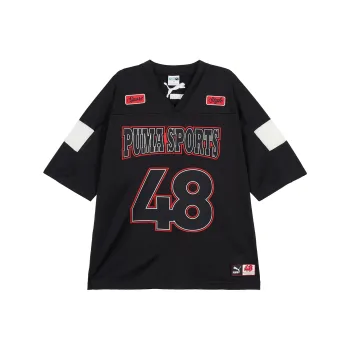PUMA Drop Shoulder Sleeve T Shirt Men's Black