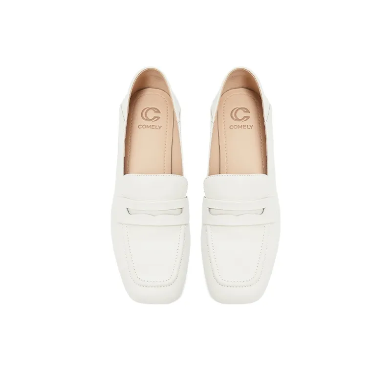 COMELY Loafers Women's Cream White, Night Sky-3