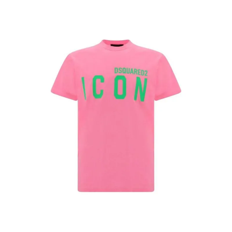 DSQUARED 2 Logo Icon Printed Crewneck T Shirt-0