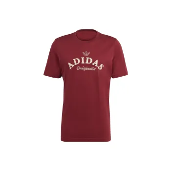 Adidas Originals T Shirt Men's Dark Red