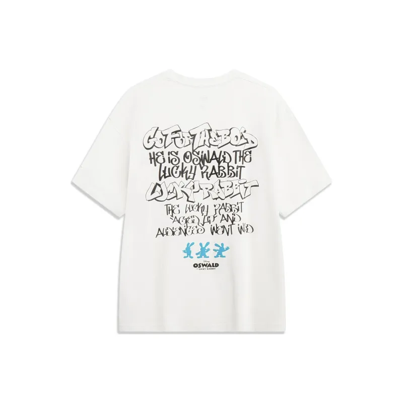 LiNing x Disney T Shirt Unisex Ivory-0