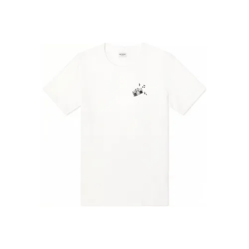 SAINT LAURENT SS23 T Shirt Men's White