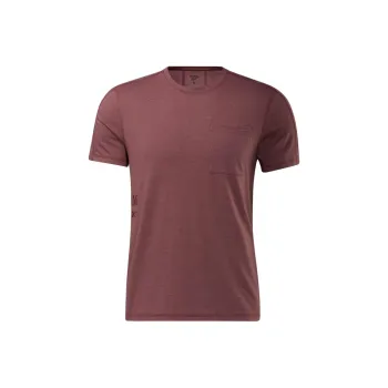 Reebok Lm Ss Pocket Tee T-Shirt Men's Red