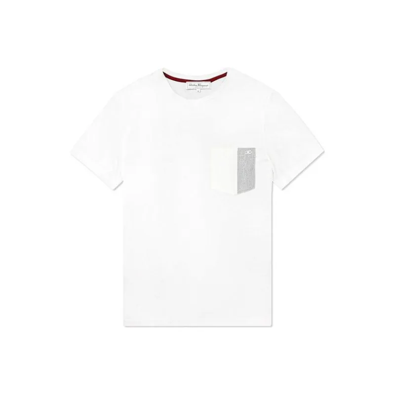 Ferragamo T Shirts Men White-0
