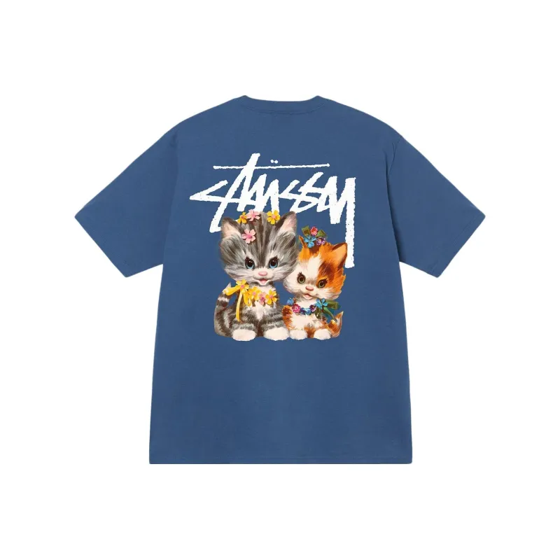 Stussy Kittens Tee White-4