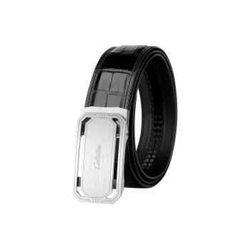 CATELLES Crocodile Leather Belts Men's 3.5cm
