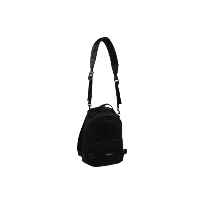 Balenciaga Army Polyamide With Polyester Backpack Men's Black-1