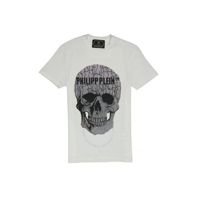 PHILIPP PLEIN T Shirts Men White-0