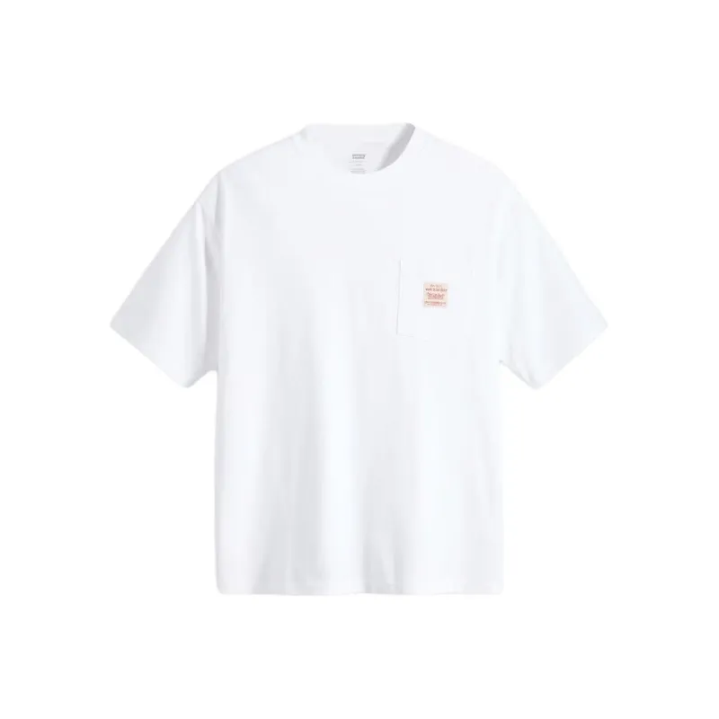 Levi's Short Sleeve Workwear T Shirt T Shirt Men's White-0