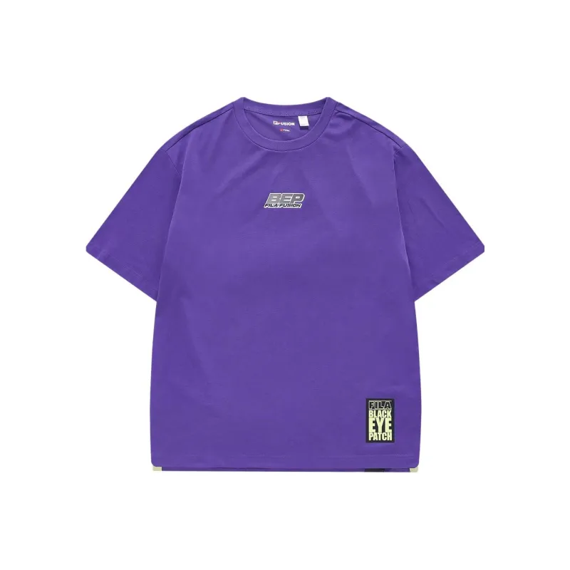 FILA FUSION FILA X BEP T Shirt Unisex Dark Violet-0