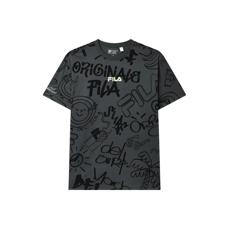 FILA SS23 T Shirt Men's All Over Print-0