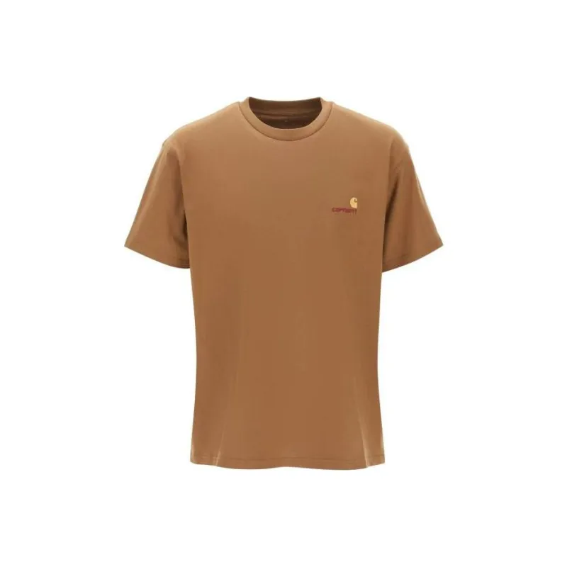 Carhartt WIP Embroidered logo Cotton T shirt-0