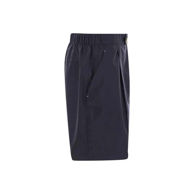 Brunello Cucinelli Logo Detailed Bermuda Shorts-2