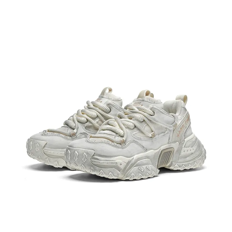 FAIRWHALE Anti Slip And Wear Resistant Height Increasing Low Top Chunky Sneakers Men's-17