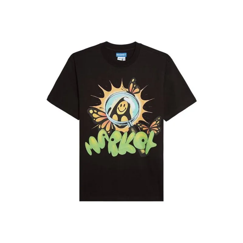 Market Smiley Through The Looking Glass T Shirt-0