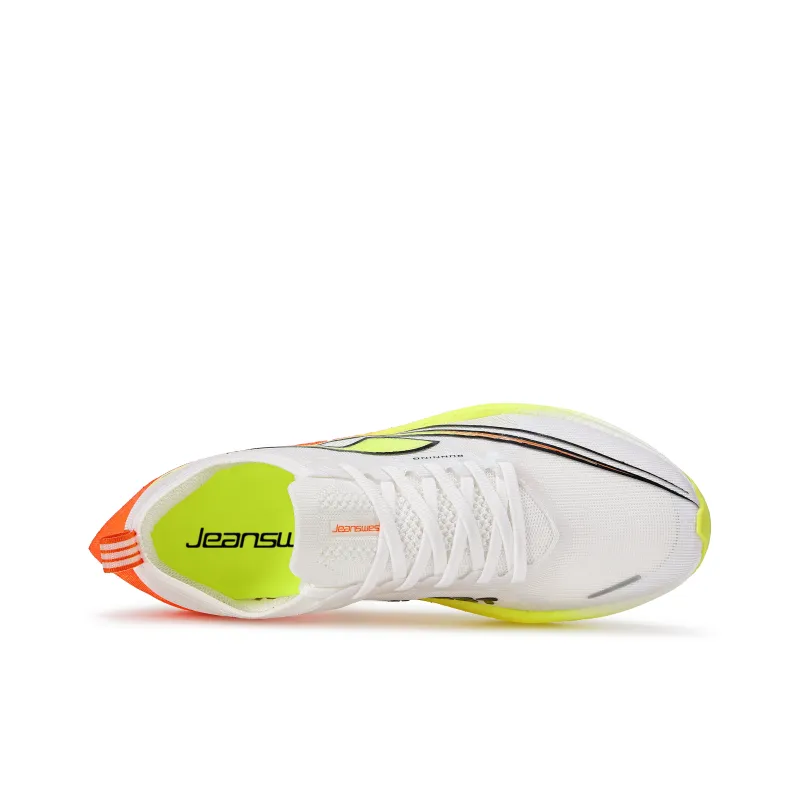 JEANSWEST Cushioning Support Abrasion Resistant Low Top Carbon Plate Running Shoes Unisex Golden Horse Jade Hall-4
