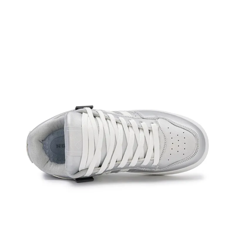 N6K8 Anti Slip Wear Resistant Low Top Skateboard Shoes Unisex Blue Plaid-22