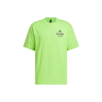 Adidas T Shirt Men's Semi Neon Green