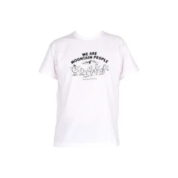 Columbia Crew Neck Fitted Short-Sleeved T-Shirt Men's White