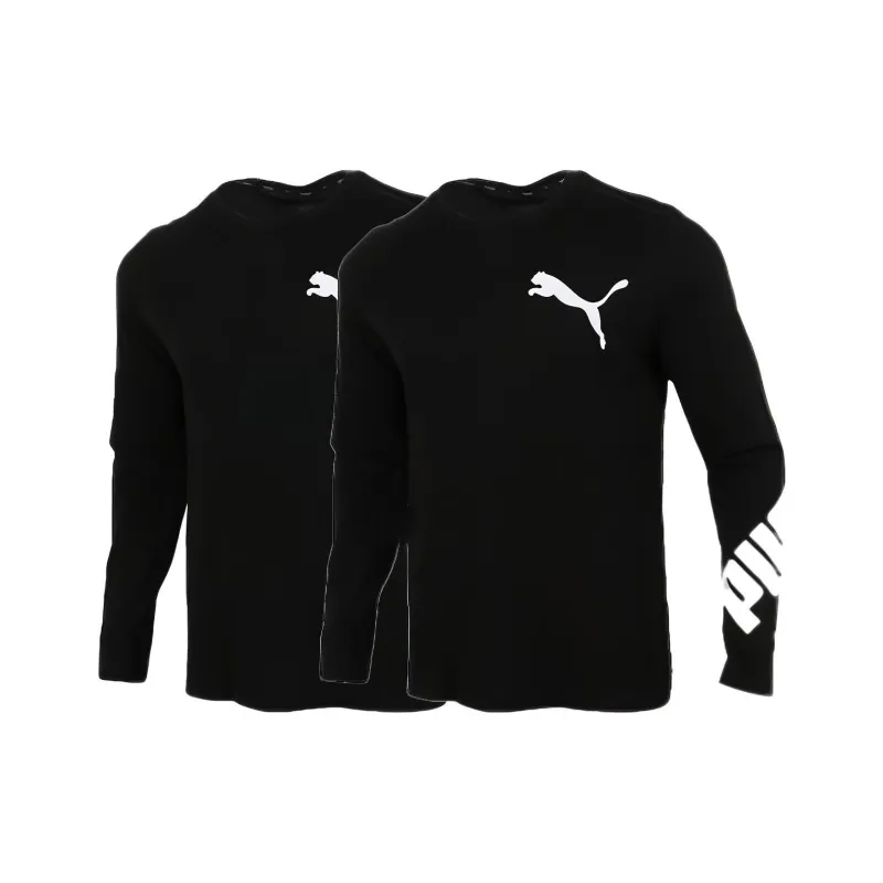PUMA T-Shirt Men's 2 Pack Black-0