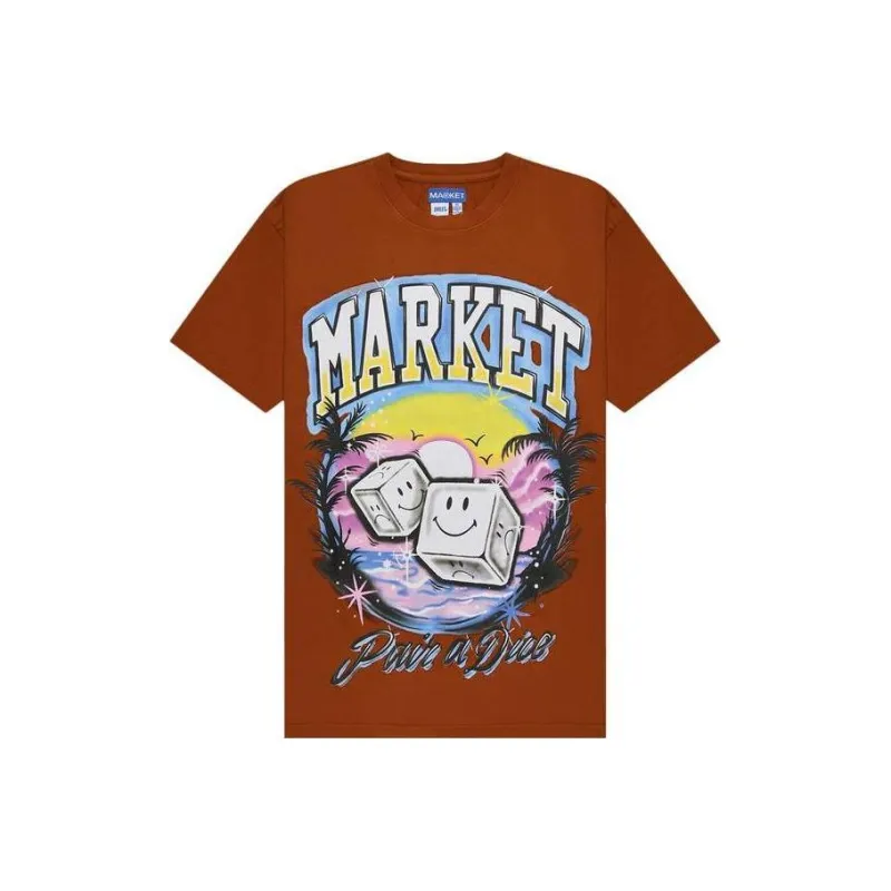 Market Smiley Pair Of Dice T Shirt-0