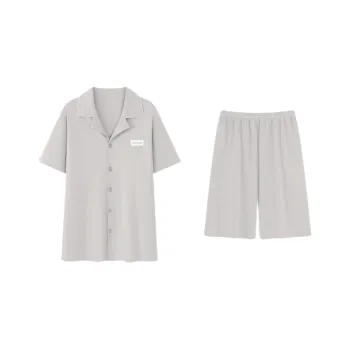 Urban Beauty Pajama Set Men's Light Gray