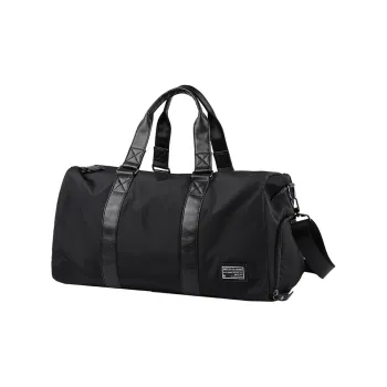 MOYYI Oxford One Shoulder Crossbody Gym Bag Large Size Men's Black