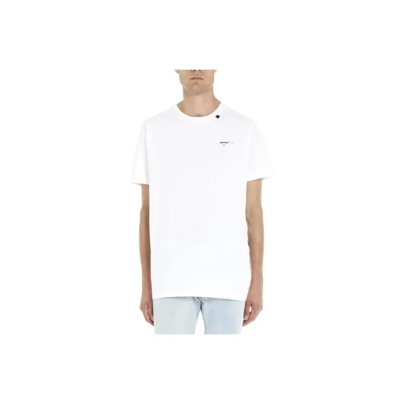 OFF WHITE T Shirt Regular Fit Men's White-0