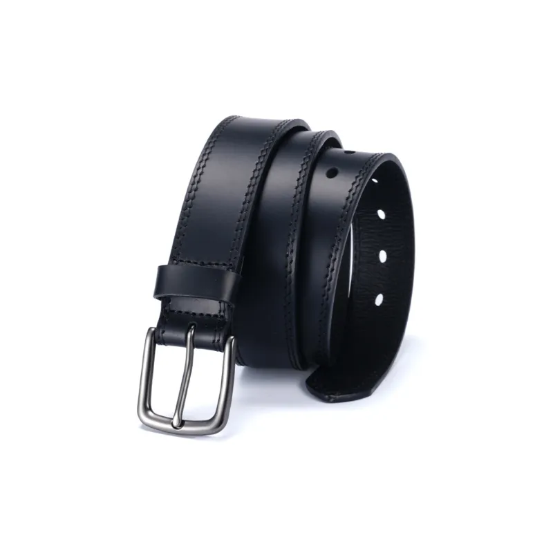 JW Top Grain Cow Leather Belts Men's 3.5CM-3