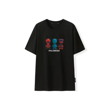 HALEBOSS x Inlex Bear Drop Shoulder Sleeve T Shirt Unisex