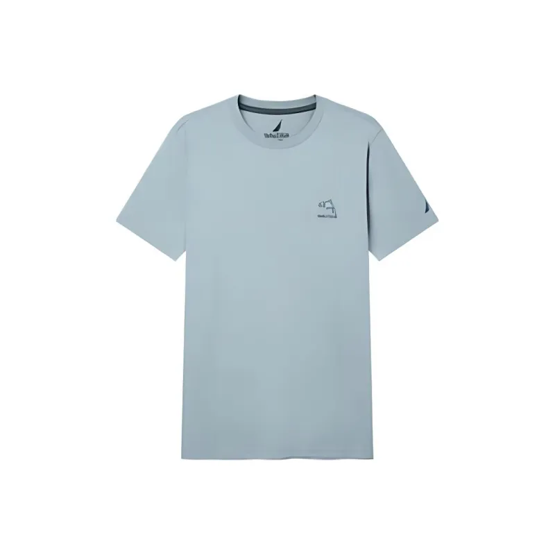 Nautica White Sail T-Shirts Men-5