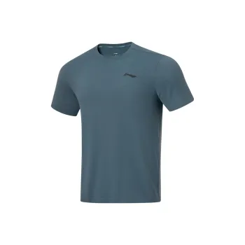 LINING Running Collection T Shirts Men Nightfall Cyan