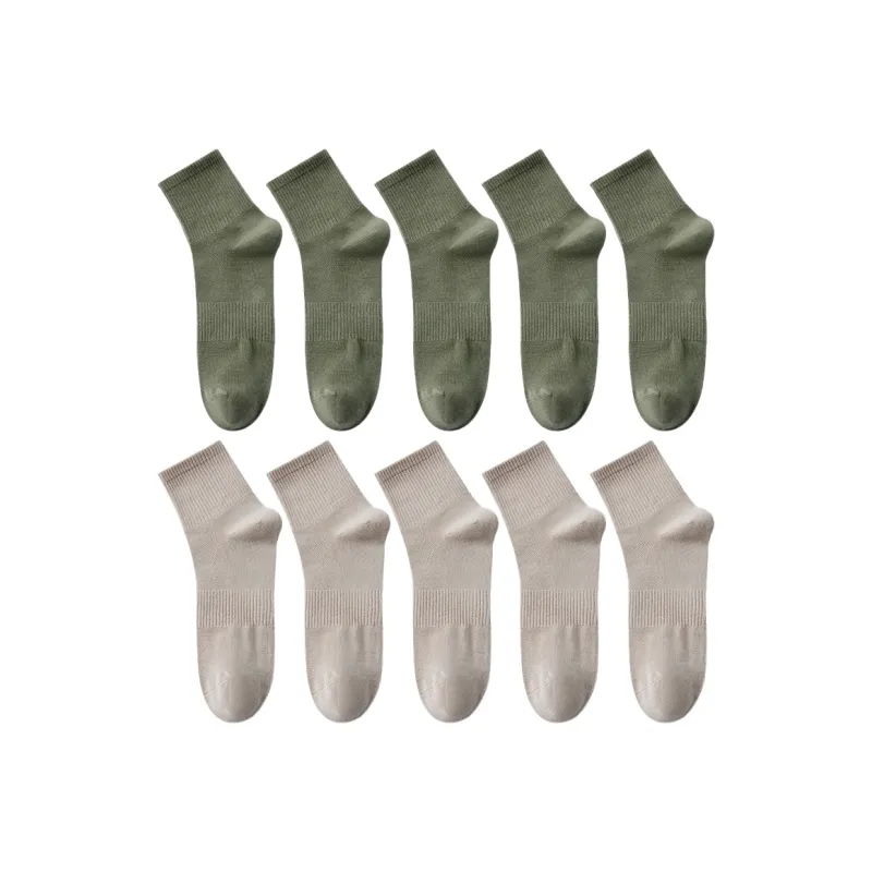 Cotton Gene Mid Calf Socks Men's Combo Set-19