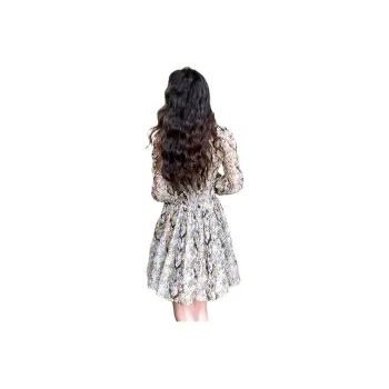 PLANE DRIFT Long Sleeved Dresses Women's Multicolor