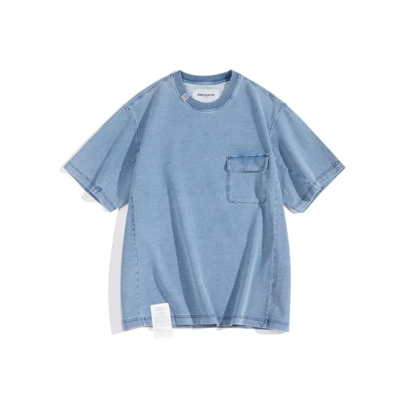 PEACEBIRD MEN T-Shirts Men Blue-0