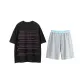 2 Pack (Black/Red+Light Gray)