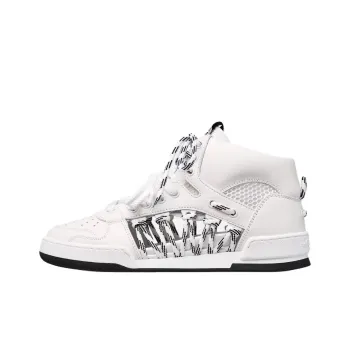 DIOR High Top Skateboard Shoes Women's White