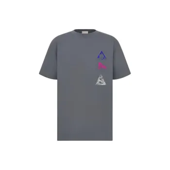 DIOR T Shirts Men Gray