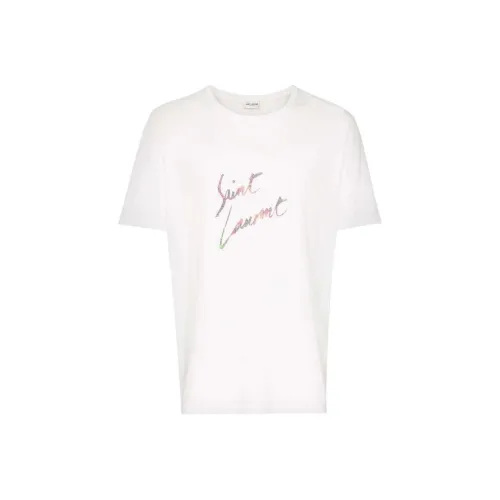 SAINT LAURENT SS23 T Shirt Men's White