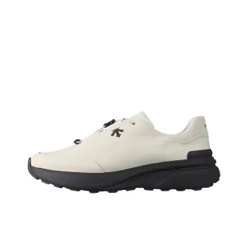 DESCENTE ALLTERRAIN Anti Slip Wear Resistant Low Top Running Shoes Men's White