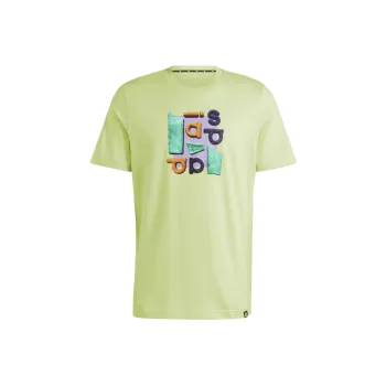 Adidas Sportswear Collection T Shirts Men Lime Green