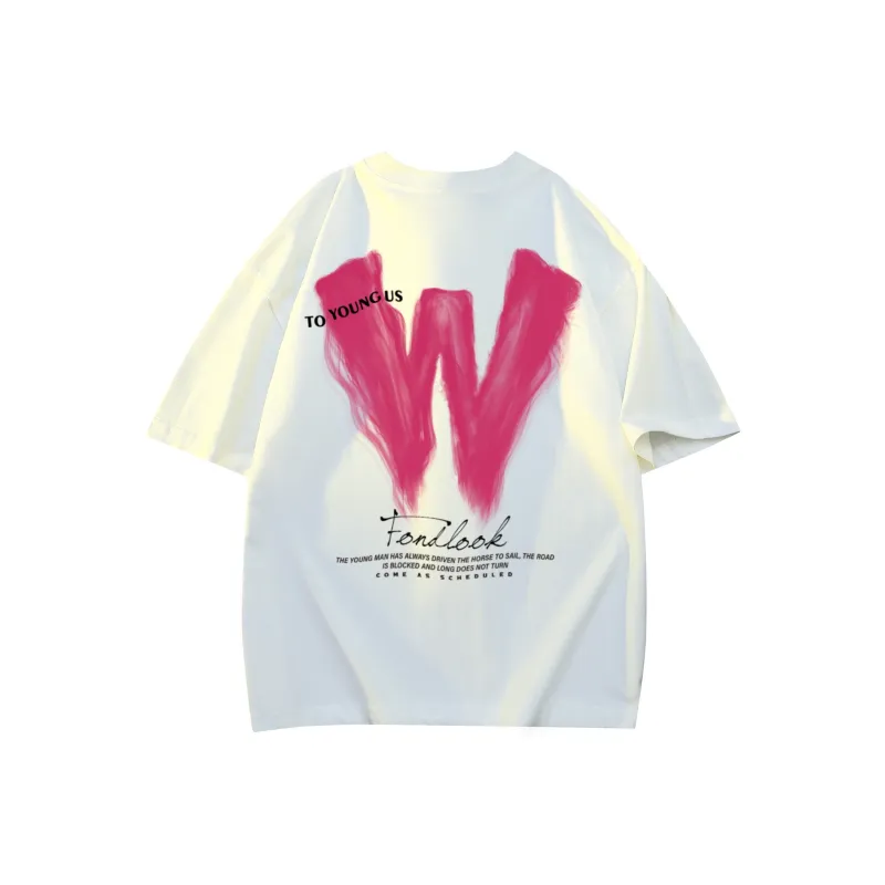 FONDLOOK T Shirt Unisex White Heather Gray-7