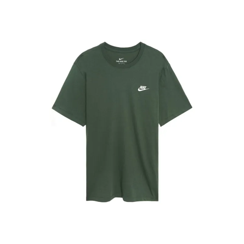 Nike T Shirts Men Army Green-0