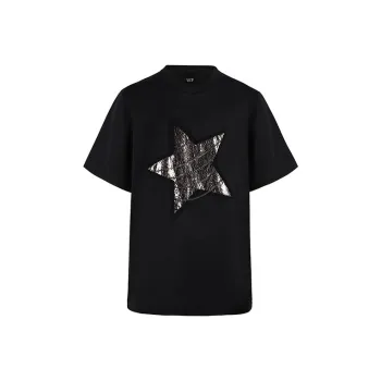 YLDP T Shirts Unisex Black