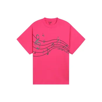 DND4DES T Shirts Unisex Rose Red
