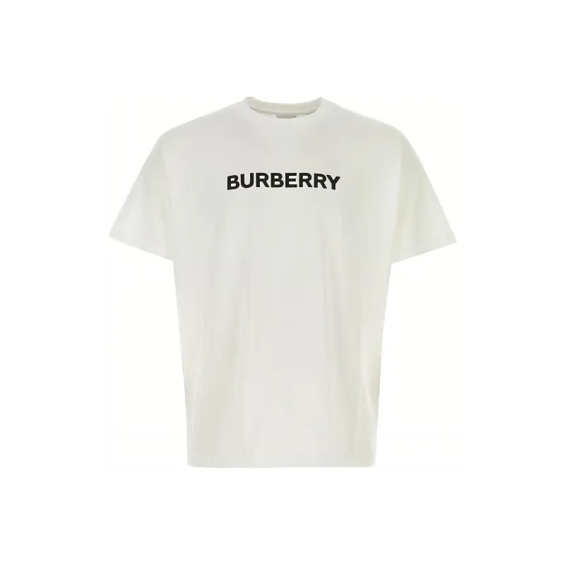 Burberry Logo Printed Crewneck T Shirt-0