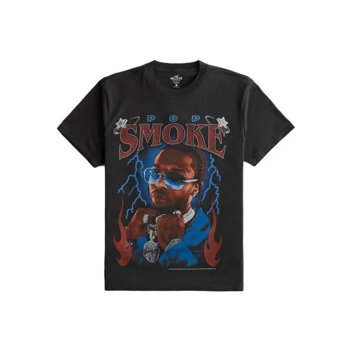 Hollister T-Shirts Unisex Faded Black-0